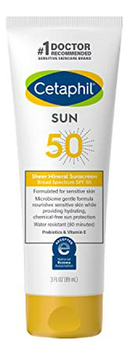 Protección Solar Corporal Cetaphil Sheer Mineral Sunscreen L