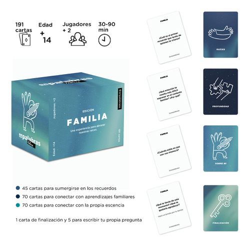 Juego De Cartas Edición Familia, En Palabras Abracadabra