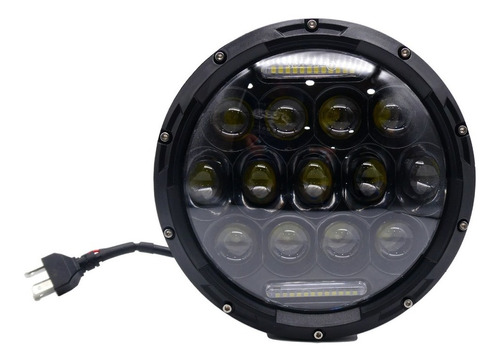 Faro Led Xtreme 7'' Con Ojo De Ángel P/machito Rubicon