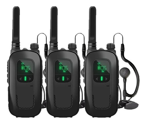 Kit X 3 Handy Baofeng Radio Walkie Talkie Bft12 16ch Uhf