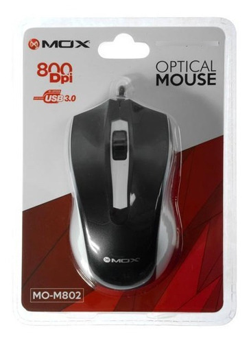 Imagen 1 de 2 de Mouse Óptico Mox Usb Para Computadora 800 Dpi Nuevo