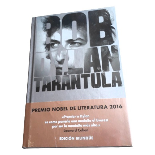 Bob Dylan   Tarántula  Edición Bilingue  Tapas Duras  Nuevo