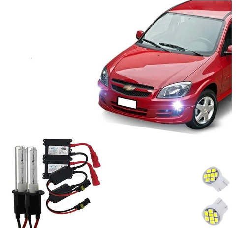 Kit Xenon Farol Milha Celta 6000k 8000k 10000k 12000k