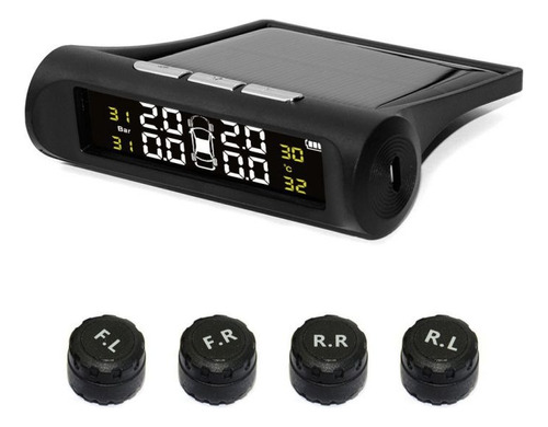 Kit De Medición De Presión Llantas Tpms Para Automóvil Solar