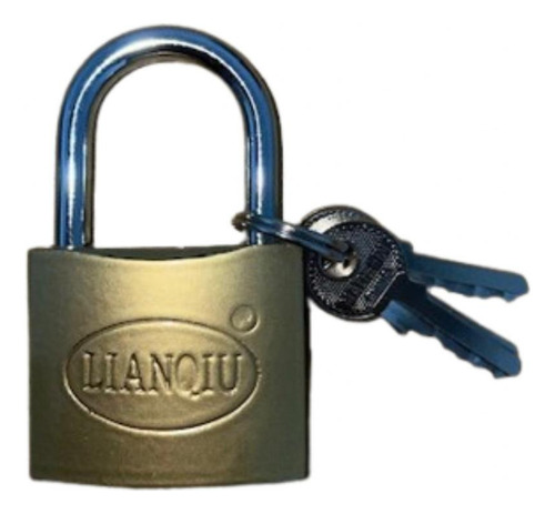 Candado Hierro Bronceado 38 Mm X 6 Unidades Bronce