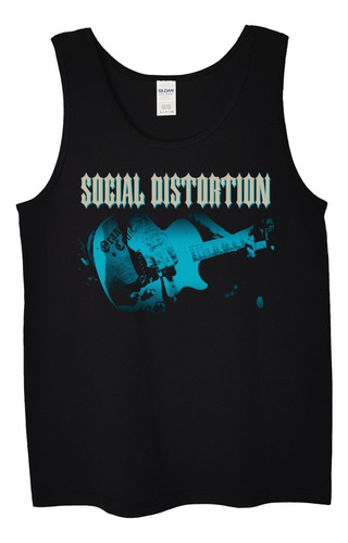 Polera Musculosa Social Distortion Guitar Punk Abominatron