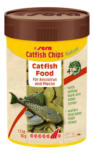 Ração Sera Catfish Chips 38g P Panaque  Ancistrus