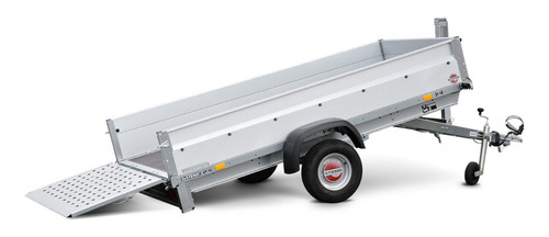 Trailer Rex 25 Con Rampa Lateral 750 Kg Origen Aleman Plaza