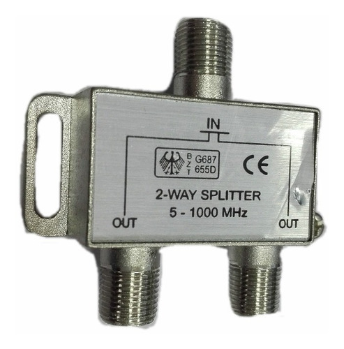 Splitter Divisor 2 Vias 5-1000mhz Calidad Nuevo Tienda