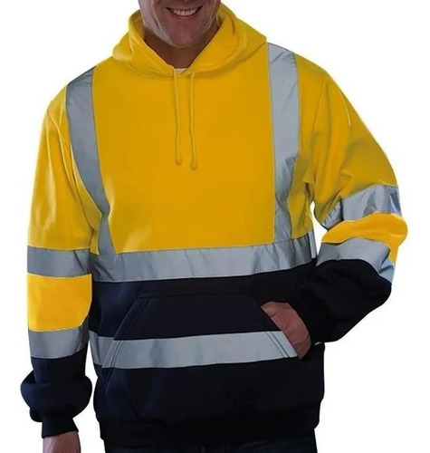 Sudadera Con Capucha Seguridad Alta Visibilidad For Hombre