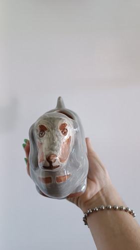 Perro Salchicha En Ceramica