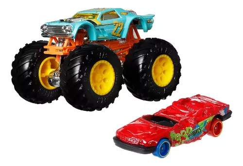 Carrinho Hot Wheels Monster Truck Night Shifter Vermelho