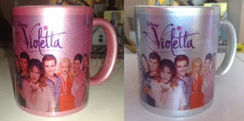 Taza personalizada color metálico