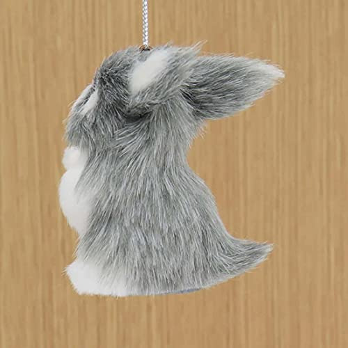 Adornos De Conejitos Peludos, Surtido De 4 Units.