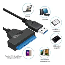 Comprar Cable Adaptador Usb 3.0 A Sata 2.5 Hdd Disco Duro Noga Usb-conector Sata-dock -cable Sata Ssd-cable Usb A Usb-cable Sata Jeeyee