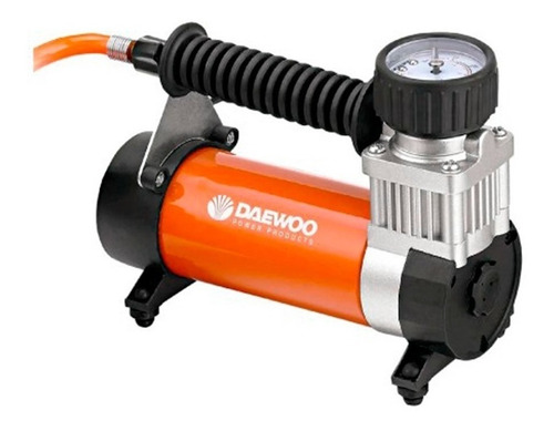 Imagen 1 de 1 de Compresor de aire mini a batería portátil Daewoo DW55-P naranja/negro/gris