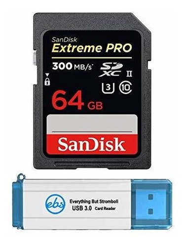 La Tarjeta De Memoria Sandisk Sdxc Sd Extreme Pro Uhs-ii De