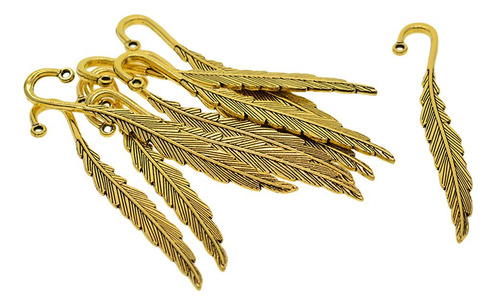 10 Piezas De Libro De Abalorios De Grandes Accesorios Dorado