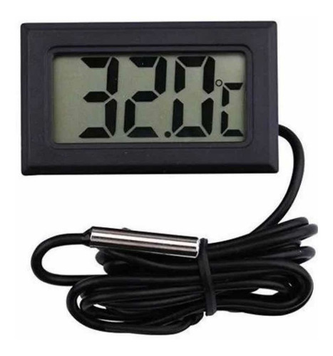 Imagen 2 de 9 de Termometro Digital Refrigeracion Aire Acondicionado C/ Cable