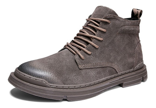 Hombres Zapatos Casual Cuero De Lujo Martin Botas De Tobillo