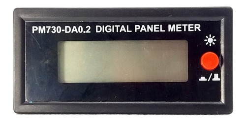 Amperimetro Digital De Panel Luz Lcd Dc 0- 2 Amp  Esun