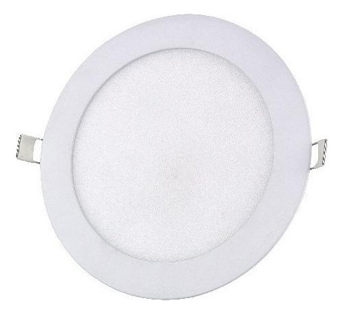 Panel Led Circular 6w Luz Blanco Neutro Empotrado D12