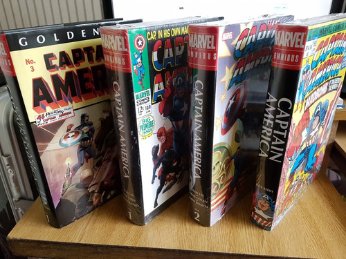 Captain America By Lee 1-2 + Kirby+golden Age Omnibus Nuevos