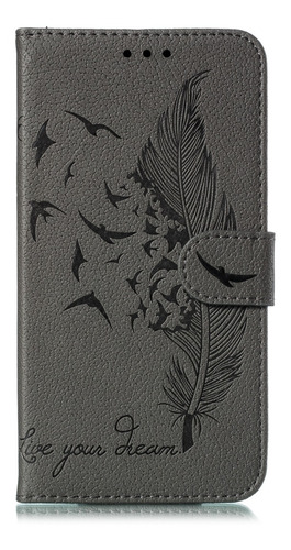 Funda De Piel Con Tarjetero Y Tarjetero Para iPhone XR, Colo