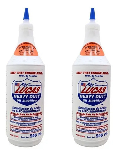 Kit Aditivo Lucas Motor Alto Rendimiento 946 Ml