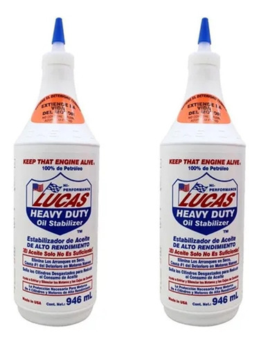 Kit Aditivo  Lucas Motor Alto Rendimiento  946 Ml