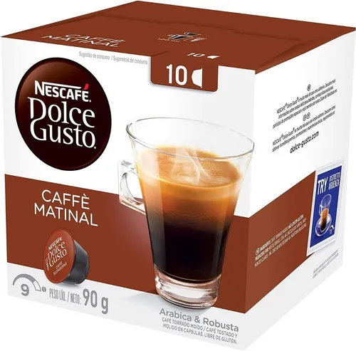Capsulas Dolce Gusto Cafe Matinal O Buongiorno Caja X 10u