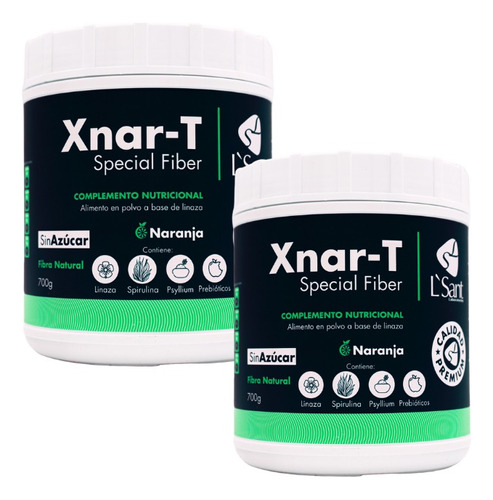 2 Xnar-t Fibra Natural Colon - g a $164