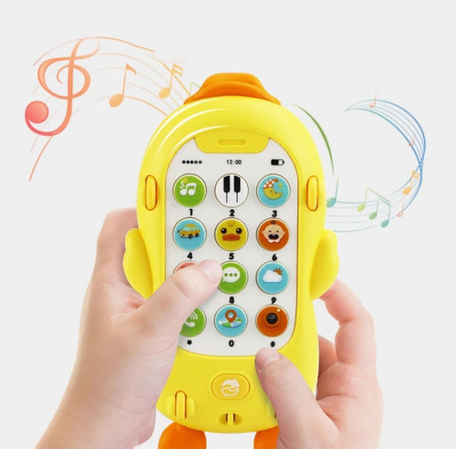 Teléfono Celular Musical Luminoso Juguete Para Bebés Y Niños