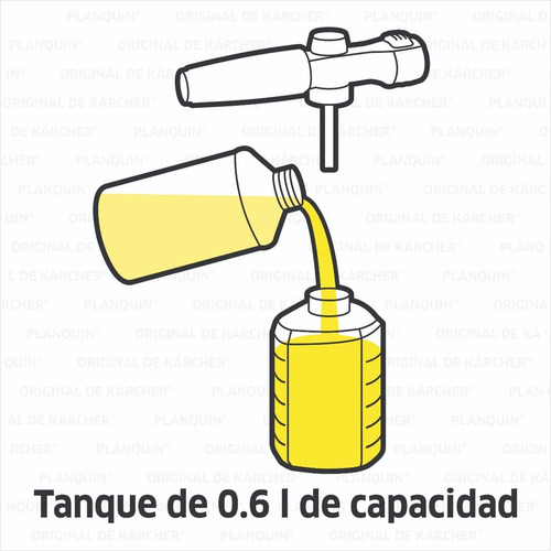 Imagen 4 de 9 de Boquilla Espumante Fj6 Original Kärcher® Con Regulador K2-k7