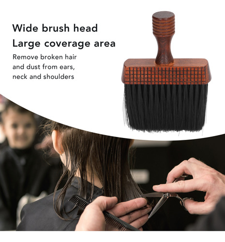 Cepillo Antipolvo Para Cuello, Corte De Pelo Ergonómico, Pel