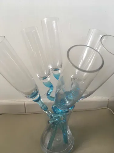 Juego De 5 Copas De Champaña (Usado)