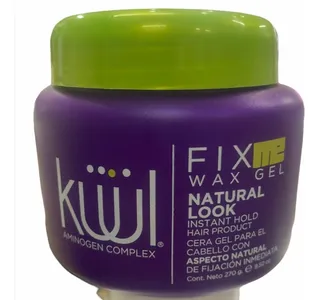 Cera Gel Para Peinar Aspecto Natural Kuul Wax Gel 270 G