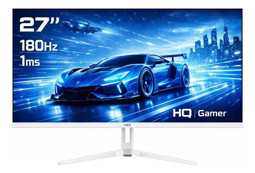 Monitor Gamer Branco 27 Curvo 1ms 180hz Hq Premium Hqw27c