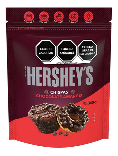 Chispas Hershey's Chocolate Amargo 340g