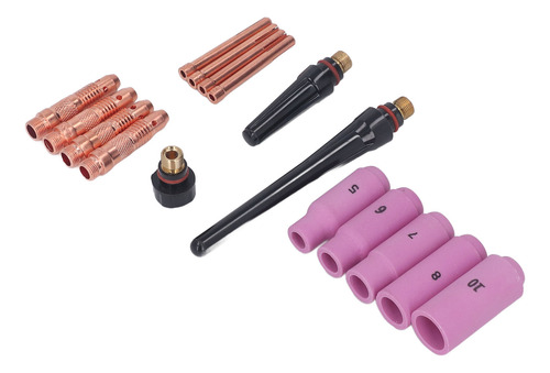 Kit De Accesorios De Soldadura Tig De 16 Piezas De Antorcha