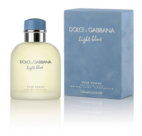 Imagen 1 de 3 de Perfume Light Blue Dolce Gabbana Men 125ml Original!!