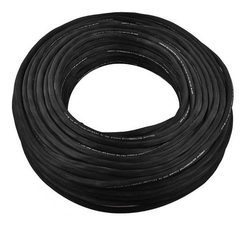 Cable Multiconductor Flex Tipo Tw Condulac 3 X 10 Awg 600v Color de la cubierta Negro