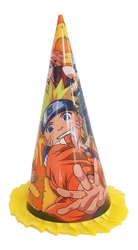 Gorro Bonete Para Cumpleaños - Naruto