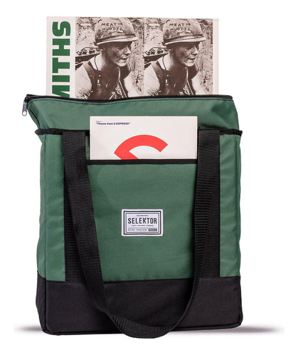 Bolso Classic Bag X 30 Lp 12  Green & Black Selektor