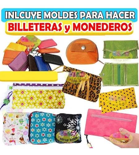 Patrones Carteras Bolsos Billeteras Mochilas Imprimibles Pdf