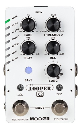  Pedal Looper X2 Mooer