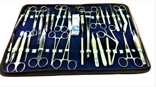 Kit Instrumental Cirugia Menor Veterinario Y Militar 157 Pcs