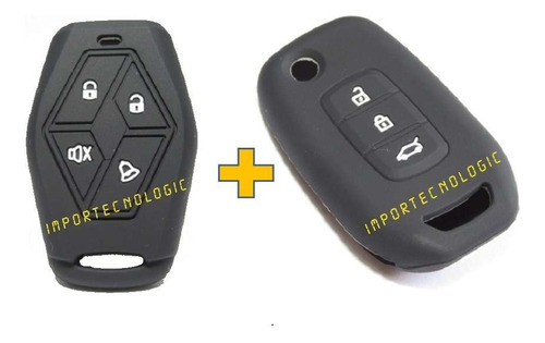 1 Protector Para Control Alarma Cyclone Renault + 1 Navaja 3