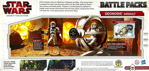 Star Wars Battle Packs Geonosis Assault Legacy Collection (Usado)