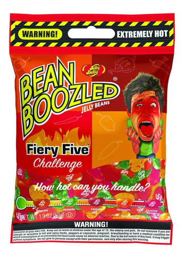 Bala Bean Boozled Feijão Fiery Five Extremely Hot 53g